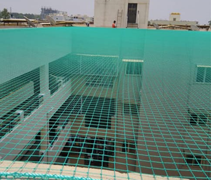 Balcony safety nets installed in Bangalore for enhanced balcony safety and protection.
